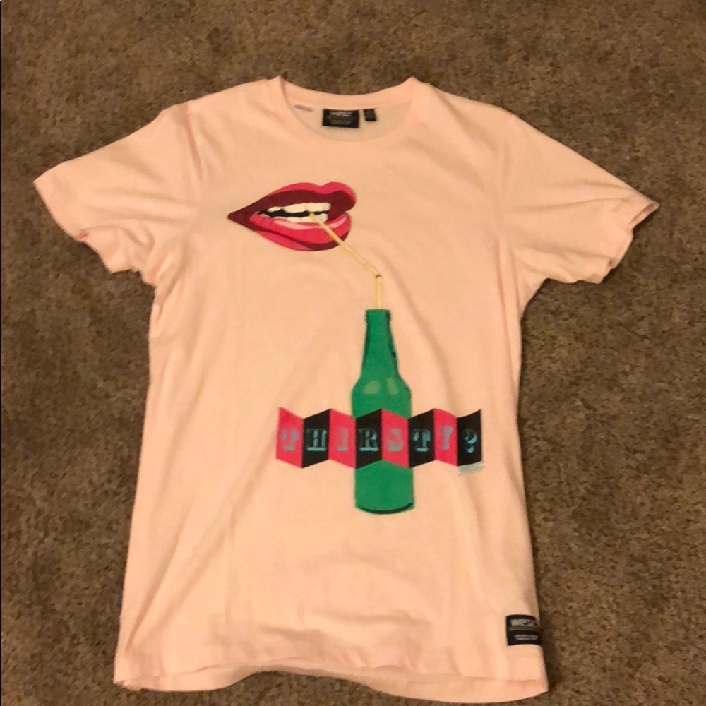 Men’s pink Wesc shirt
